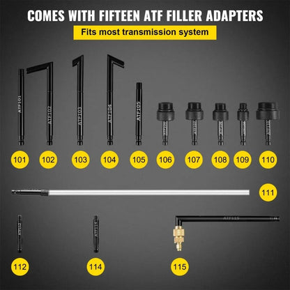 Oil And Liquid Extractor Large Capacity Automatic Transmission Fluid Pump Tool Set Way ATF Refill S 6