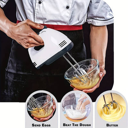 Handheld Electric Egg Beater, Automatic Mixer for Home, Egg White and Cream Whisk