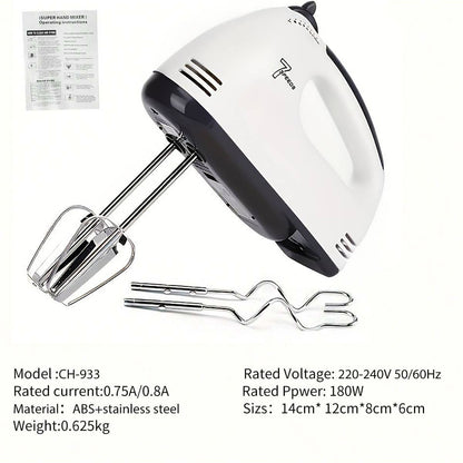 Handheld Electric Egg Beater, Automatic Mixer for Home, Egg White and Cream Whisk
