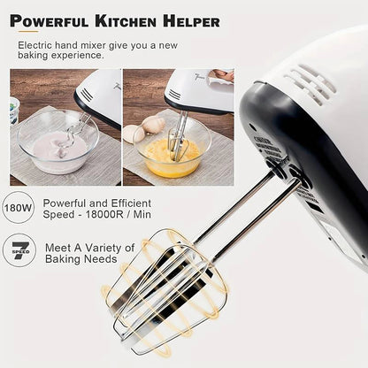 Handheld Electric Egg Beater, Automatic Mixer for Home, Egg White and Cream Whisk