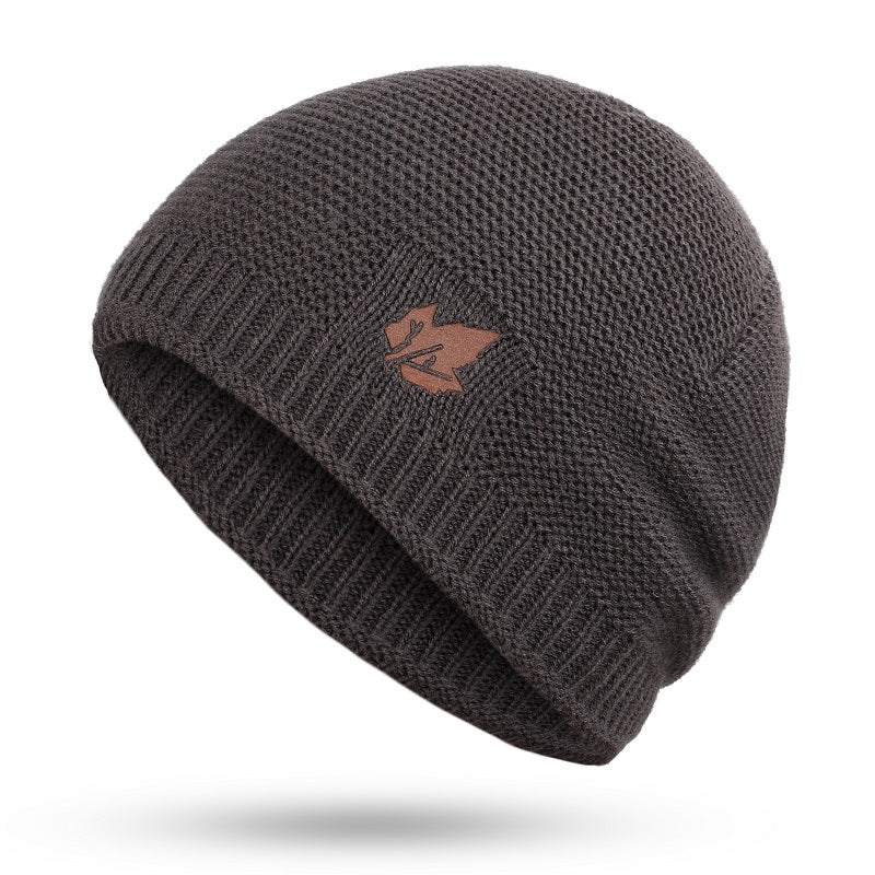 Winter Ski Male Bone New Winter Knit Hats Mens Womens Outdoor Warm Plus Velvet Loose Caps Thickenin 8