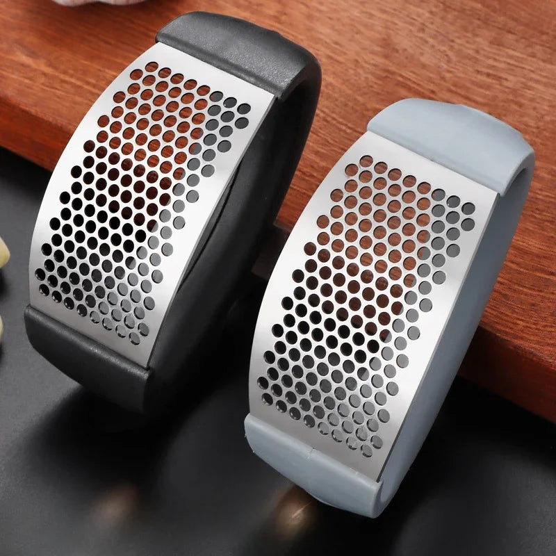 Stainless Steel Garlic Press Easy Clean Garlic Crusher Labor Saving Kitchen Gadget Household Garlic 1