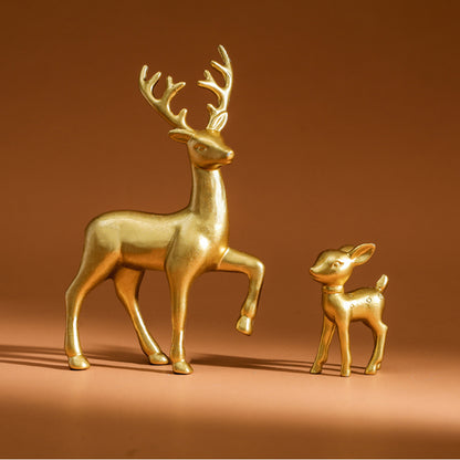 Room Decor Mother Deer Cute Kids Room Decor Sculptures Kawaii Sculptures Christmas Home Decoration  1