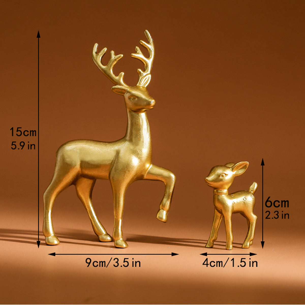 Room Decor Mother Deer Cute Kids Room Decor Sculptures Kawaii Sculptures Christmas Home Decoration  4
