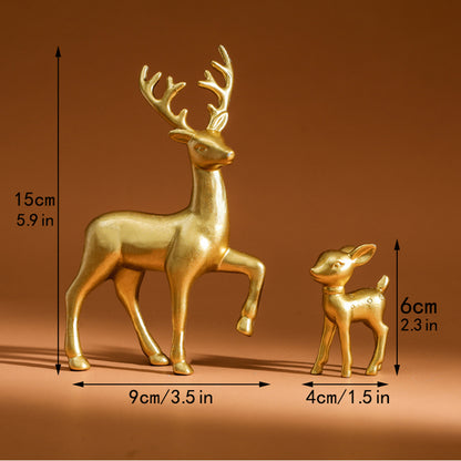Room Decor Mother Deer Cute Kids Room Decor Sculptures Kawaii Sculptures Christmas Home Decoration  4