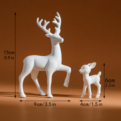 Room Decor Mother Deer Cute Kids Room Decor Sculptures Kawaii Sculptures Christmas Home Decoration  6