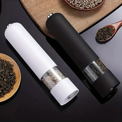 Electric Spice Mill, Automatic Salt and Pepper Grinder, Adjustable Coarseness, Perfect for Cooking and BBQ