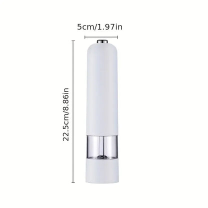 Electric Spice Mill, Automatic Salt and Pepper Grinder, Adjustable Coarseness, Perfect for Cooking and BBQ