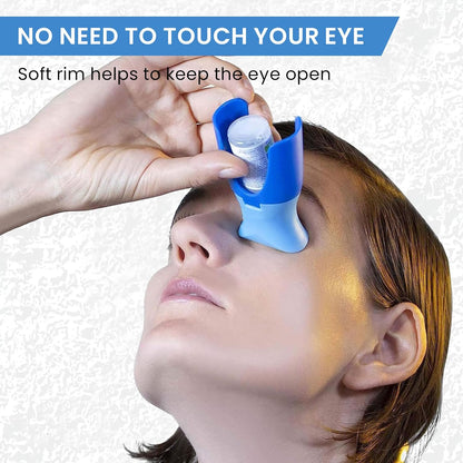 Eyedrop Guide Aid, Reusable Eyedrops Holder, Helper Eye Ointments Drops Holder Device, Eye Drops Bottle, Applicator Care