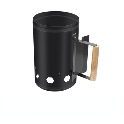 Portable Charcoal Bucket, Outdoor Barbecue Stove, Stainless Steel Igniter, Charcoal Igniting Barrel, Rugged Convenient