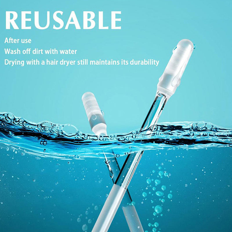 Sticky Ear Pick For Kids Olders Adult, Disposable Silicone EarWax Remover, Reusable Adhesive Ear Cleaner