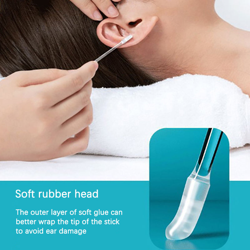 Sticky Ear Pick For Kids Olders Adult, Disposable Silicone EarWax Remover, Reusable Adhesive Ear Cleaner