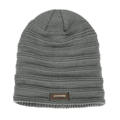 Thick Soft Stretch Hat, Unisex Fur Lined Beanie, Keep Warm Winter Hat, Fashionable Winter Cap for Men and Women