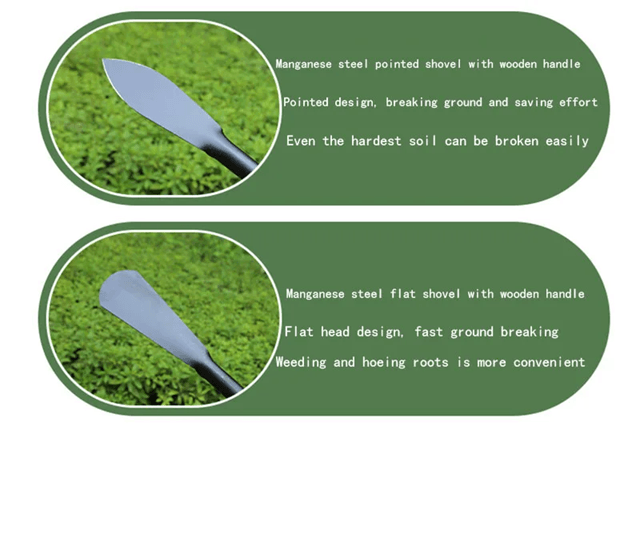 GardenMaster HeavyDuty MultiTask Shovel  Hoe includes Iron Hoe Head For Digging Weeding  Planting 1
