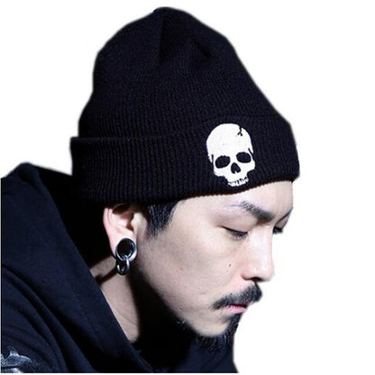 Autumn And Winter Skull Style, Beanie Hats For Woman And Man, Unisex Knitted Hat, Warm Winter Cap