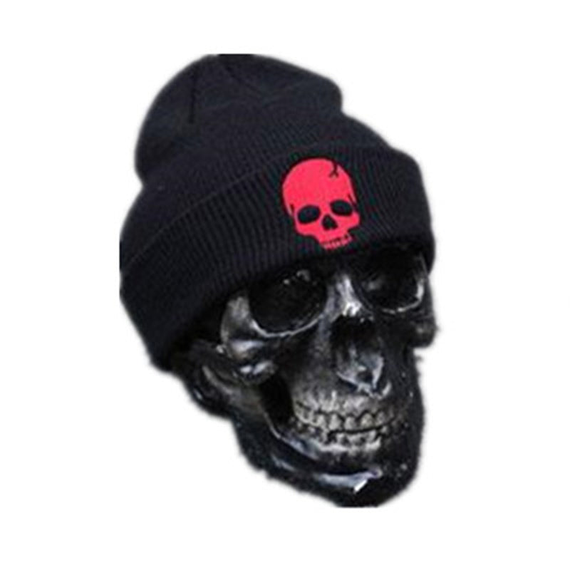 Autumn And Winter Skull Style, Beanie Hats For Woman And Man, Unisex Knitted Hat, Warm Winter Cap