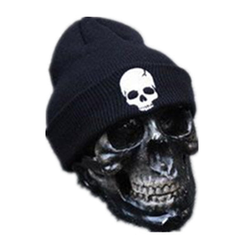Autumn And Winter Skull Style, Beanie Hats For Woman And Man, Unisex Knitted Hat, Warm Winter Cap
