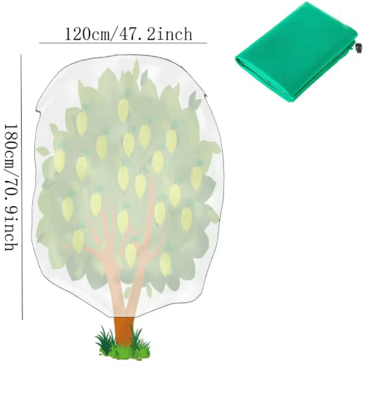 FrostShield Pro Plant Protection Bag With Zipper And Drawstring  HeavyDuty Freeze Protection Cover 6