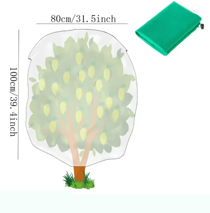 FrostShield Pro Plant Protection Bag With Zipper And Drawstring  HeavyDuty Freeze Protection Cover 5