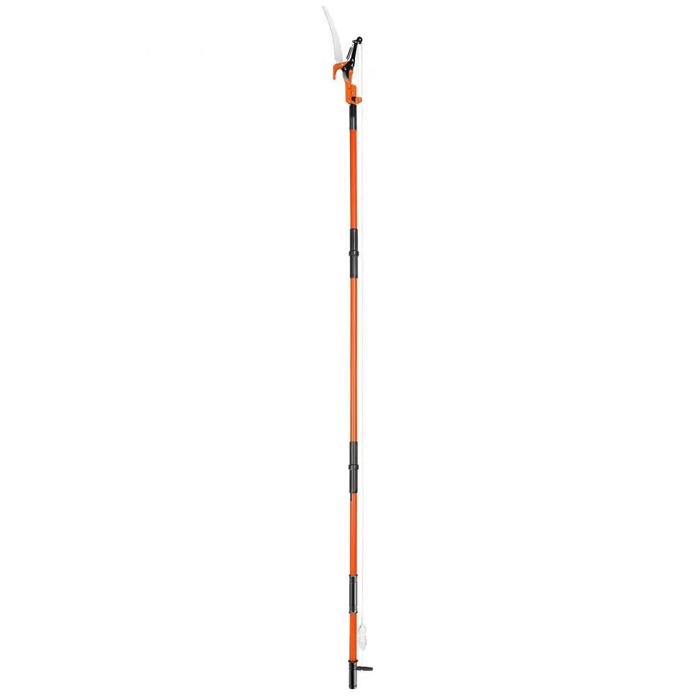 Extendable Tree Pruner Manual Pole Saw Sharp Steel Blade And Scissors For Pruning Palms And Shrubs 7