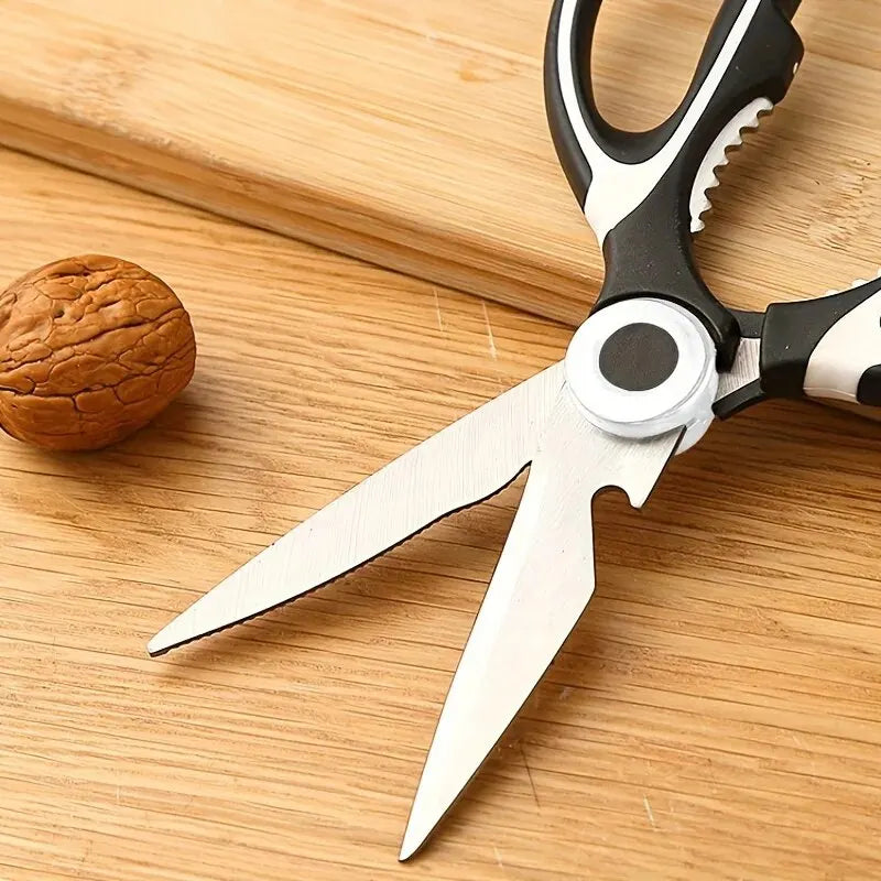 Multifunctional Kitchen Scissors, Stainless Steel Meat, Fish, Chicken Bone, Household Gadget