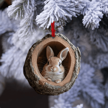 WildWood Acrylic Animal Ornaments Set Of 6  2025 Christmas Tree Pendants For Tree  Party Decor 3