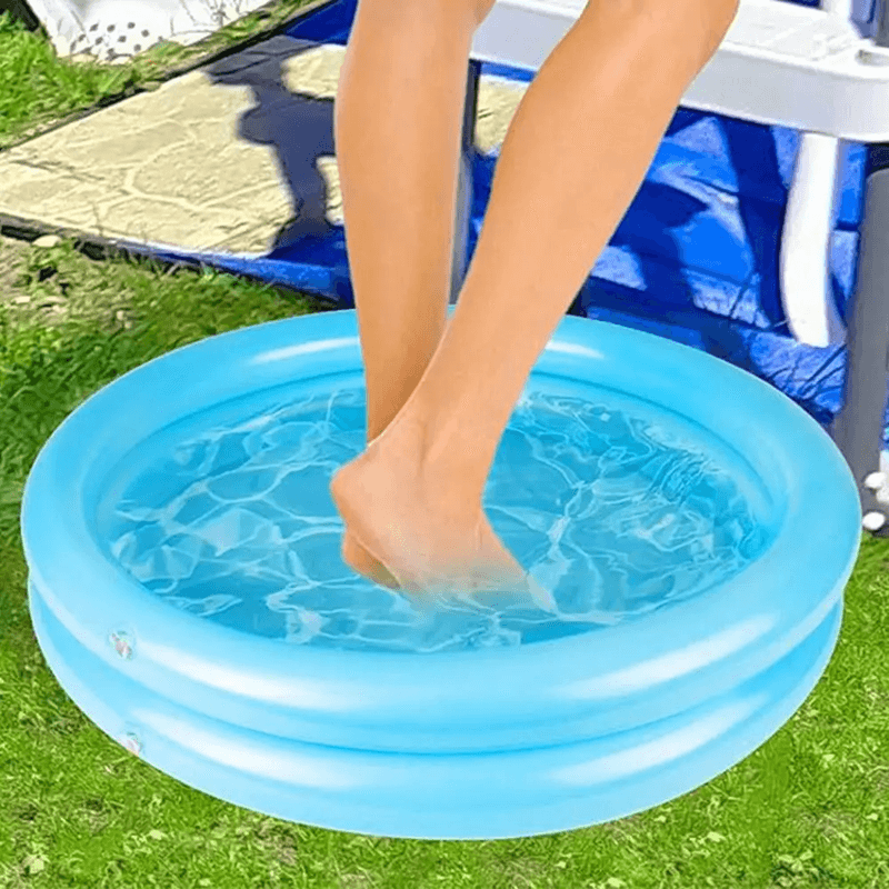 AquaRest Portable Inflatable Foot Basin  Collapsible Foot Soaking Bath For Pool Beach And Travel 1
