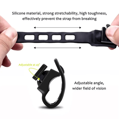 FlexMount Silicone Bike Light Strap  Adjustable Tail Light Holder For Secure Cycling Visibility 2