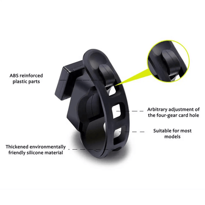 FlexMount Silicone Bike Light Strap  Adjustable Tail Light Holder For Secure Cycling Visibility 3