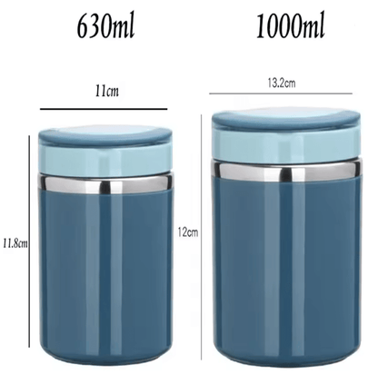ThermoVault Stainless Steel Food Jar 630  1000 Ml Insulated Lunch Thermos 1