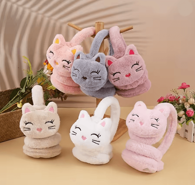 CozyCat Plush Earmuffs Winter Warm Ear Protection 1