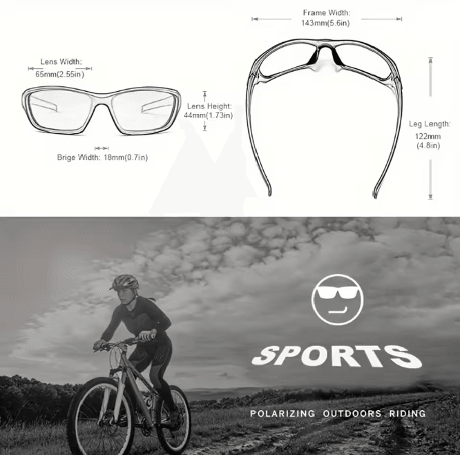 AeroView Polarized Sports Sunglasses 2 Pack For Men And Women 2