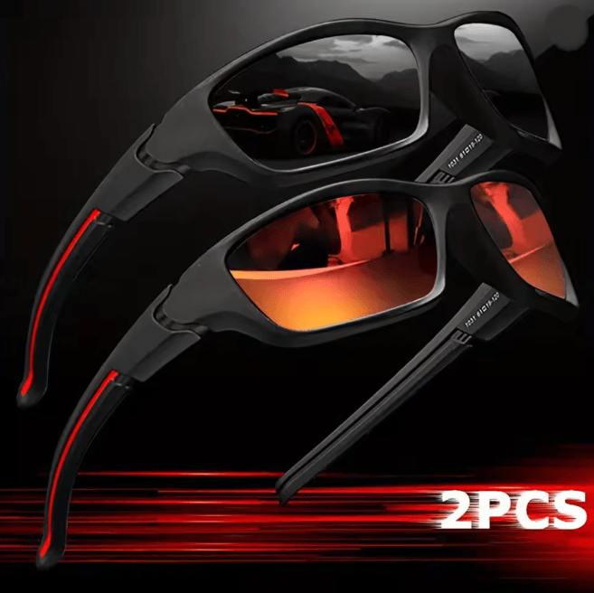 AeroView Polarized Sports Sunglasses 2 Pack For Men And Women 4