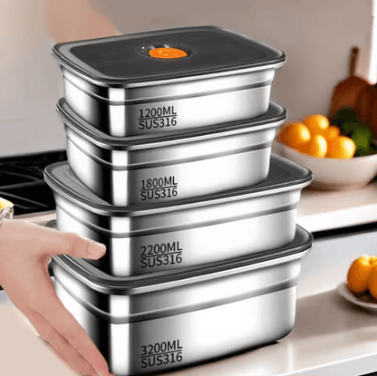 SteelMate Leak Proof Stainless Steel Lunch and Storage Box