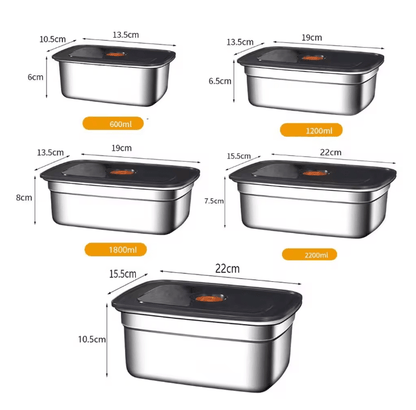 SteelMate Leak Proof Stainless Steel Lunch And Storage Box 3