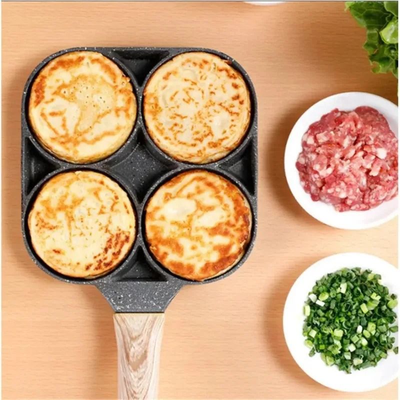 4Hole Thickened Nonstick Omelette  Steak Pan 1