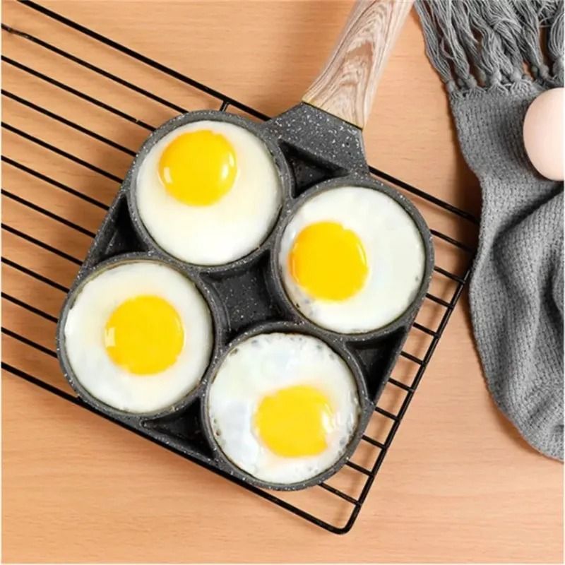 4Hole Thickened Nonstick Omelette  Steak Pan 2