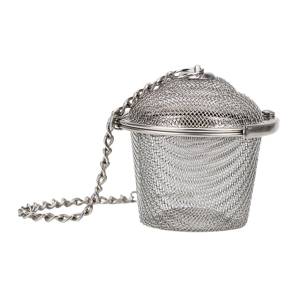 Stainless Steel Mesh Herbal Ball Reusable Tea Spice Strainer