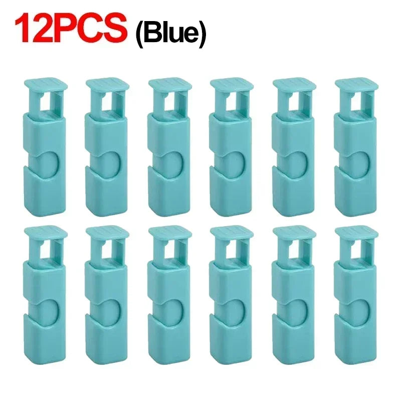 Squeeze Bread Bag Clips Reusable Food Seal Clips Plastic Snack Bag Seal Spring Clips For Kitchen St 5