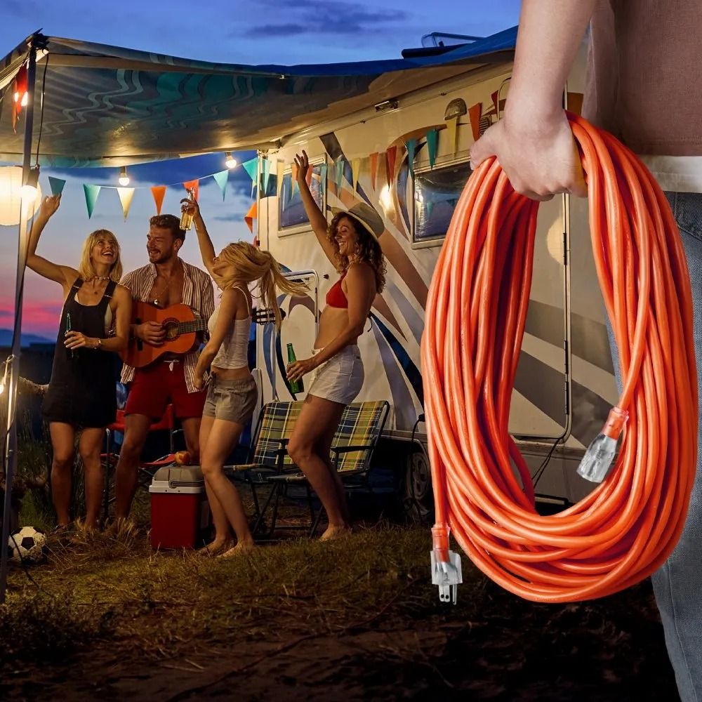 Heavy Duty Extension Cord  Prongs Appliance Cord With Lighted End Flexible And ColdResistant For In 2