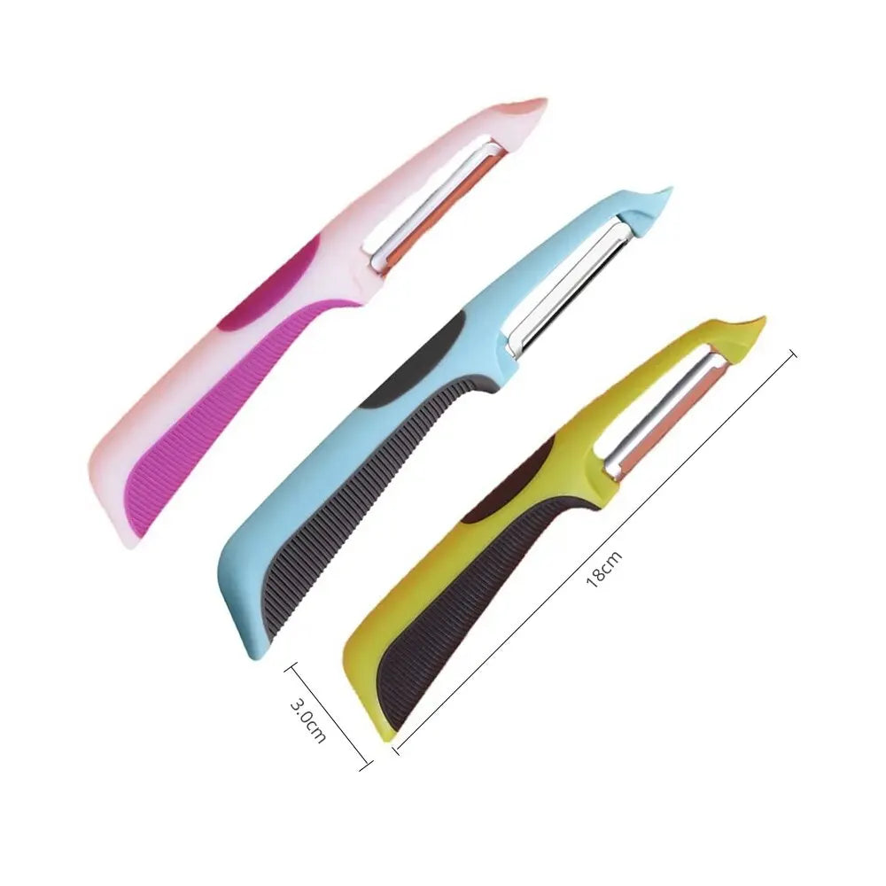 Stainless Steel Multi-Functional Vegetable & Fruit Peeler, Manual Fast Kitchen Tool for Efficient Processing