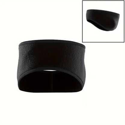 Warm Fleece Earmuffs Headband Soft Windproof Ear Warmer Unisex Outdoor Sports Headbands Ideal For S 4