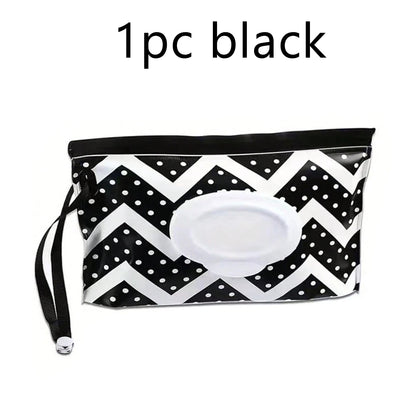 Baby Wipe Case Reusable Wet Wipe Pouch Travel Tissue Holder Wet Wipes Storage Bag Mask And Tissue O 7