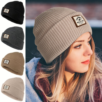 Tactical Outdoor Fleece Sports Hat, Windproof Winter Cap for Men and Women, Warm Hiking Camping Fishing Cycling Beanie