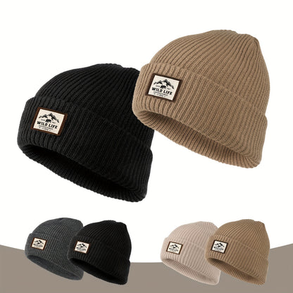 Tactical Outdoor Fleece Sports Hat, Windproof Winter Cap for Men and Women, Warm Hiking Camping Fishing Cycling Beanie