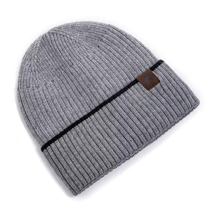 Plush Fleece Warm Cap, New Unisex Winter Hat, Soft Beanie Hat for Men Women, Outdoor Thicken Knitted Snow Ski Hat