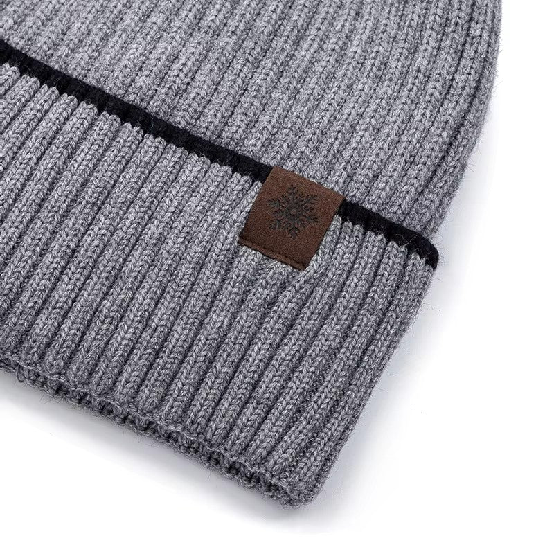 Plush Fleece Warm Cap, New Unisex Winter Hat, Soft Beanie Hat for Men Women, Outdoor Thicken Knitted Snow Ski Hat