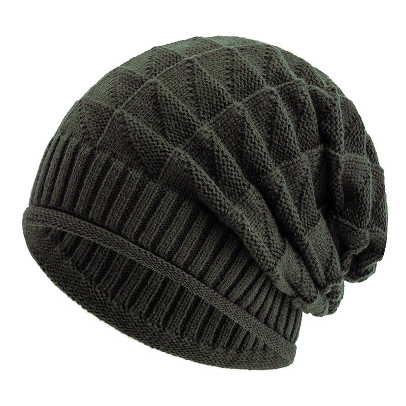 Casual Street Autumn Daily Beanies, Hot Sale Long Size Winter Hat, For Men & Women Solid Bonnet Cap