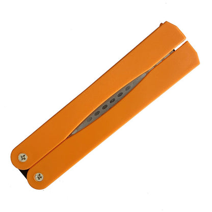 Portable Double Side Grindstone, Professional Diamond Knife Sharpener, Kitchen Folding Pocket Sharpening Stone