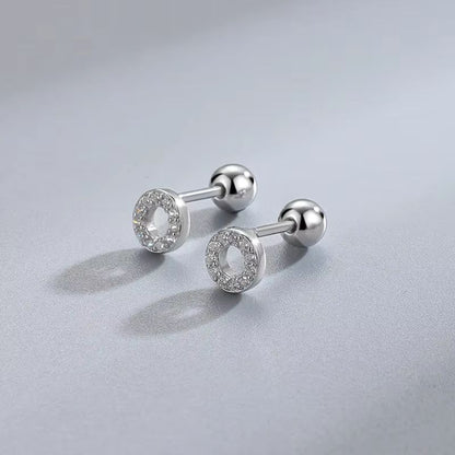 Hypoallergenic Heart Cartilage Earrings For Women  Screw Back Helix Stud Earrings For Sensitive Ear 10